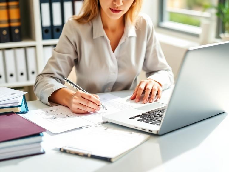 Legal remote specialist at work
