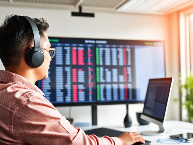 Operations remote specialist at work